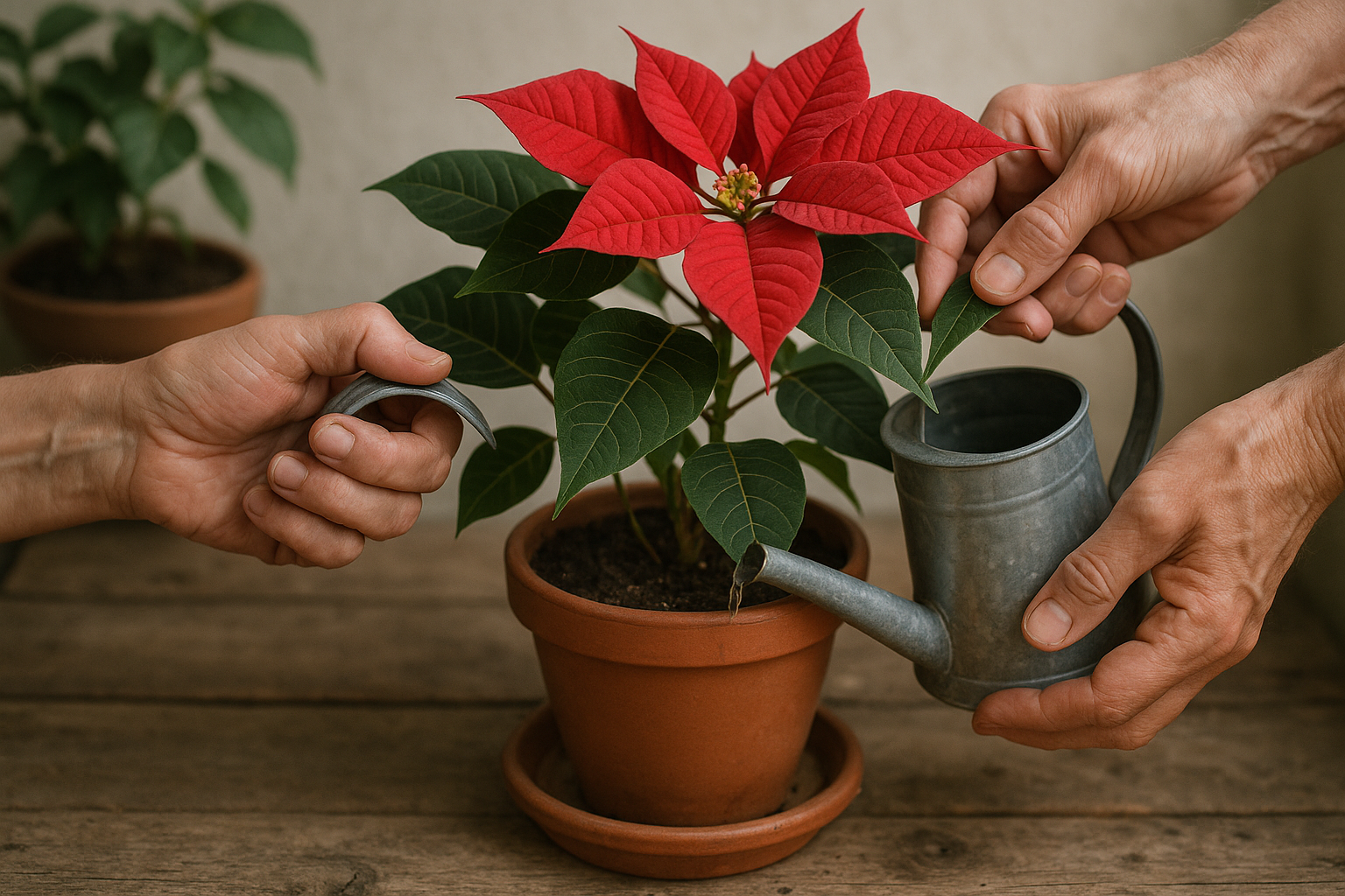 stella di natale: come farla rifiorire - Illustration